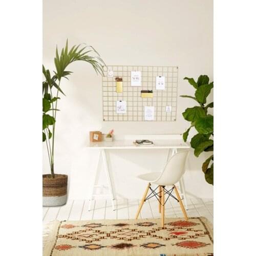 Modern Metal Photo Strap Gold Wire Robe Hook Metal Board Memo Notes 80x60 cm фоторамка коллаж Photo frame