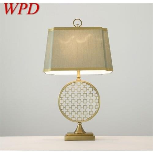 WPD Modern Table Lamp Bedside LED Classical Design E27 Desk Light Home Decorative For Foyer Living Room Office Bedroom