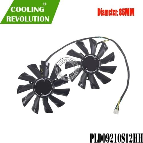 PLD09210S12HH DC12V 0.40A 4PIN graphics fan for MSI GeForce GTX 950 2GD5T OC