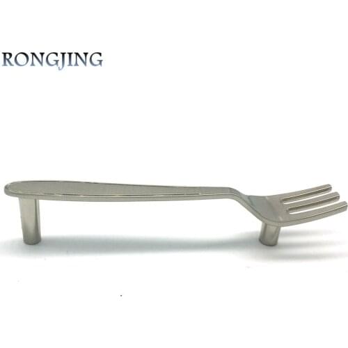 96mm Fork Kids Bedroom Furniture Knobs Kitchen Cabinet Drawer Handles Cupboard Closet Dresser Drawer Pulls Bars Shoes Box Handle