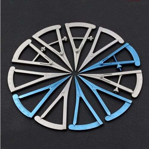 Screw adjustment styles Caliper 20mm Straight Ophthalmic Eye Instrument Tool Stainless Steel/ Titanium alloy Caliper