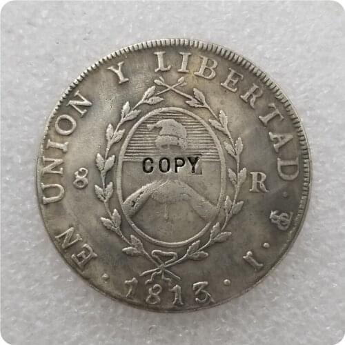 1813 ARGENTINA 8 REALES COPY commemorative coins-replica coins medal coins collectibles