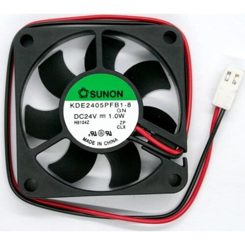 SUNON KDE2405PFB1-8 5cm 5010 50*50*10mm DC 24V 1.0 W 2 Line Cooling Fan For Siemens Inverter