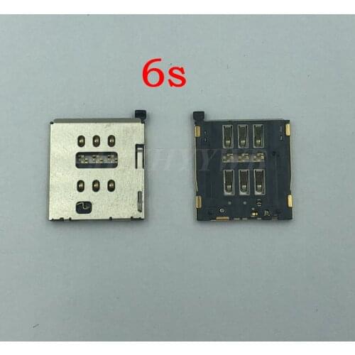 2pcs/lot sim card adapters reader holder slot socket connector for iPhone 6S / 6S plus