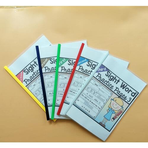 225 Pages Sight Word Pnactice 3 Learning English Workbook Educational Exercise Training Book for Children Kids Educational Toys