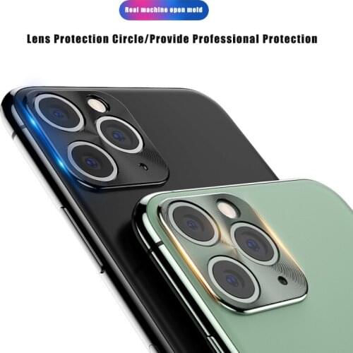 3 Pcs Camera Lens Protection Ring Frame Back Protector Scratchproof for iPhone 11 Pro Max FKU66