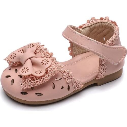 Skoex Children Baby Sandals Girls Fashion Sandals Summer Princess Shoes Cute Bows Soft Soled Breathable Kids Toddler Casual Shoe