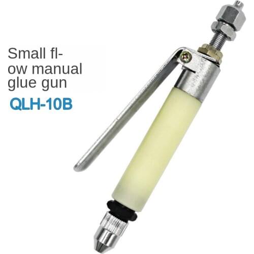 10B Dispensing Valve Manual Single Liquid Rubber Gun Thimble Type, Rubber Valve Rubber Gun Spray Gun Dispensing Head