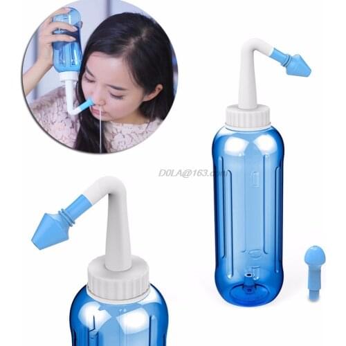 Hot Adults Children Nasal Wash Cleaner Nose Protector Cleans Moistens Child Adult Avoid Allergic Rhinitis Neti Pot 500ml