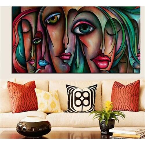 Vincent Van Gogh Canvas Painting Palette Knife Face Oil Painting Wall Art Picture Living Room Home Decoration Oil Painting Mural