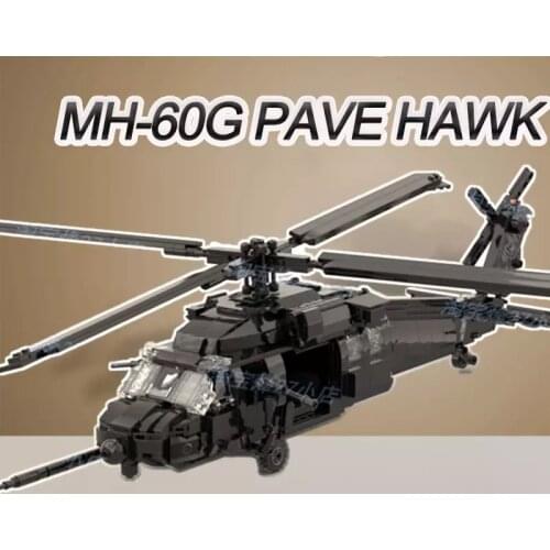 MOC Helicopter Airplane Building Blocks WW2 US Special Forces Figures Aircraft Bricks Soldiers Weapons Armys Accessories Toys