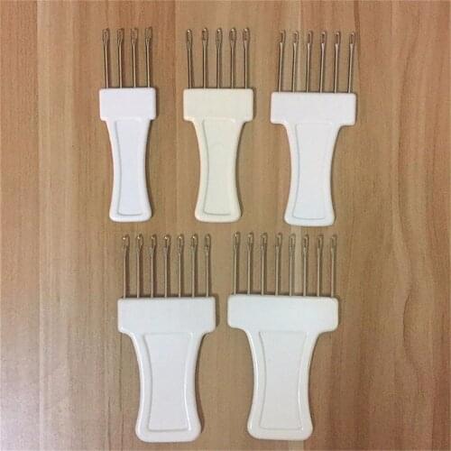New 5 Transfer Tools For Silver Reed/Singer/Studio Bulky Gauge 9mm Knitting Sweing Machine Accessories 4/5/6/7/8 needles 5PCS