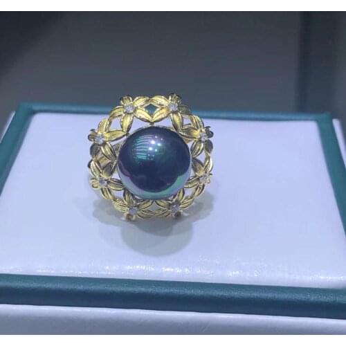 New Arrival Ring Mountings Findings Adjustable Ring Jewelry Setting Parts Fittings Charm Accessories for Pearls Beads Stone