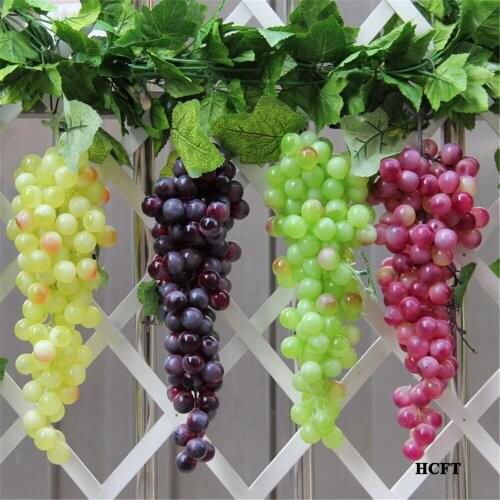 Festive party props home hotel restaurant cafe bar Shop Store decoration Simulation artificial Grape fake Fruit string bunches