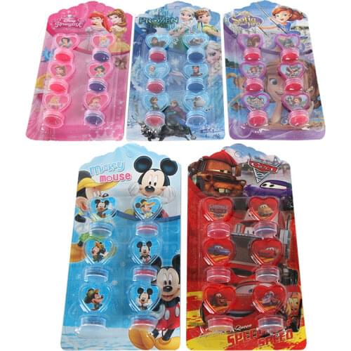 6pcs Disney Frozen Princess Mickey Mouse Seal Stamper Children DIY Diary Decorative Painting Scrapbooking Party Supplies Gift