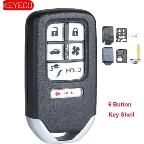 KEYECU Smart Remote Car Key Fob 6 Button 433.92MHz Replacement for Honda Clarity 2018 FCC ID KR5V2X A2C98676600
