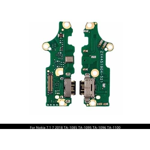 For Nokia 7.1 7 2018 TA-1085 TA-1095 TA-1096 TA-1100 USB Charging Port Dock Plug Socket Jack Connector Charge Board Flex Cable