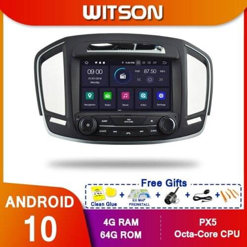 WITSON! Android 10.0 Octa core PX5 car dvd gps radio stereo Headunit for For OPEL INSIGNIA 4GB RAM 64GB ROM CAR GPS NAVIGATION
