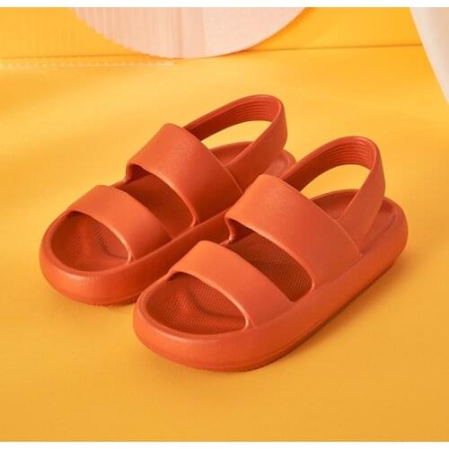 2021 Fashion Girl Platform Thick Bottom Sandals Outfit Simple Design Slippers For Women Home Casual Flip Flops Lovers Shoes Gift