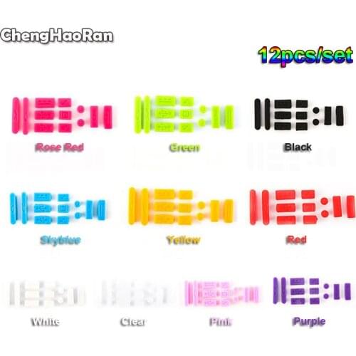 12pcs/set Silicone Anti-Dust Plugs Protection Set Laptop Dust Plug Port Case Cvoer for Apple MacBook Pro 13 15 Retina/Air 11 13