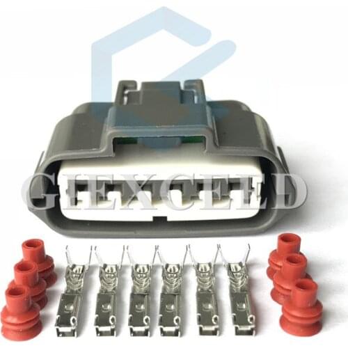 2 Sets 6 Pin 6189-0784 Motorcycle Gasoline Pump Plug Socket For Nissan Left Rear Door Locking Device