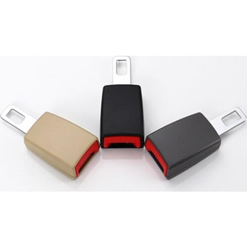 2pcs Auto Safety Belt Extender Seat Belt Cover Seat Belt Padding Extension Buckle Plug Buckle Seatbelt Clip Car Accessories