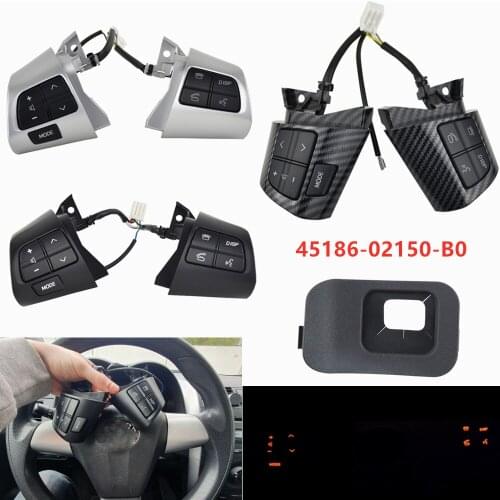 84250-02230 45186-02150 FOR TOYOTA COROLLA AURIS BLADE Switch New Steering Wheel Audio Control Button With Cable And Cruise