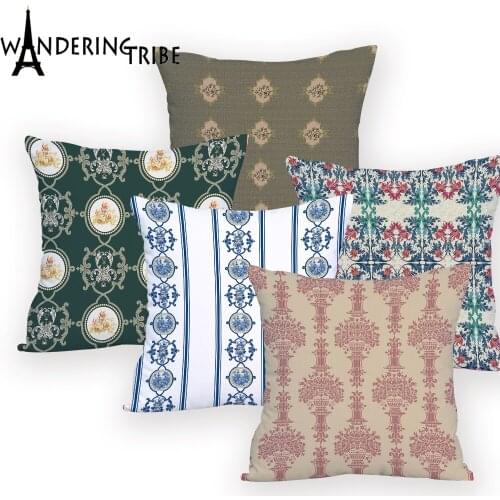 Plant cushion cover home decor Custom leaf pillow cover indoor flower cushions Geometirc pillowcase for living room Dropshipping