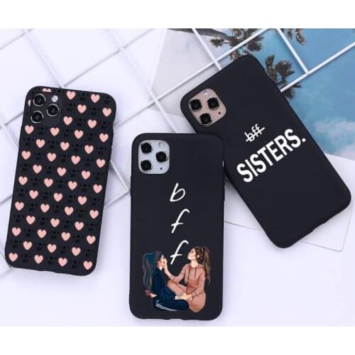 Best Friends Forever BFF Phone Case for iphone 12 11 Pro Mini XS MAX 8 7 6 6S Plus X 5S SE 2020 XR cover