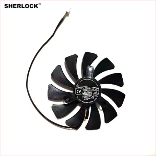 DIY HA9010H12SF-Z D09010SM DC12V 2pin for Zotac GTX 1050 2G GeForce GTX 1050 Ti Mini 4GB Video Graphics Card Fan