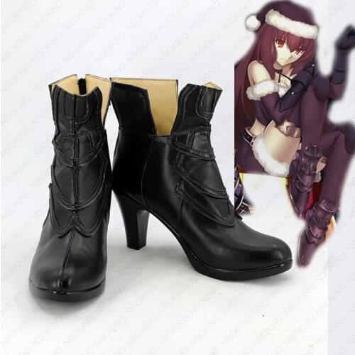 Fate Grand Order FGO Lancer Scathach Boots Cosplay Anime Shoes