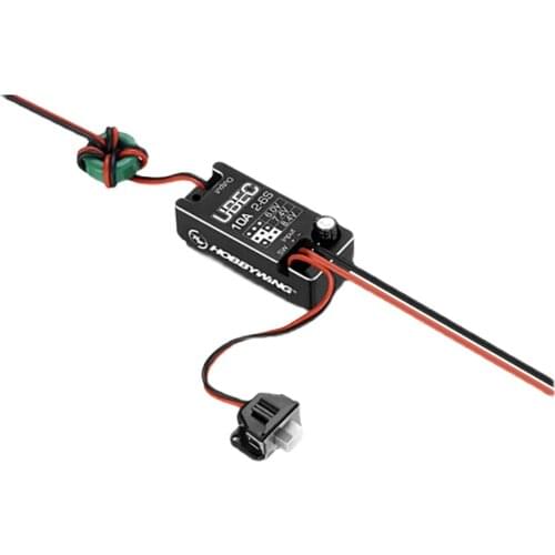 HobbyWing Waterproof UBEC Voltage Regulator Module 2~6S 6/7.4/8.4V 10A Voltage Regulator Module For RC 1/10 1/8 RC Cars