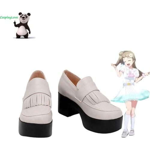 Lovelive μs 8th A Song for You Kotori Minami Beige Shoes Cosplay Long Boots Leather Custom Made For Christmas