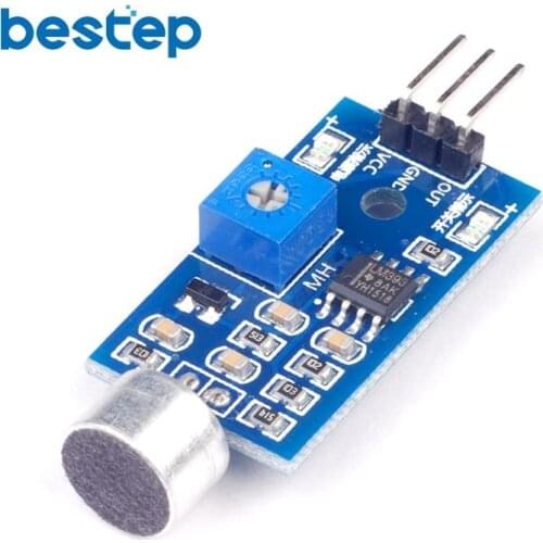 Microphone Amplifier Sound Sensor Module Voice Sensor Sound Detection Module Whistle Module