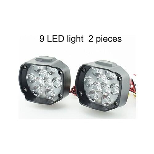 Motorcycle Headlight 12V Motorbike Spot Head Light 8 12 16 led Scooter ATV Moto Headlamp 24V Motor auxiliary driving Work light