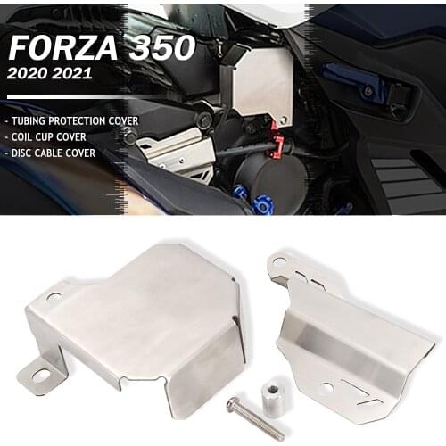 NEW 2020 2021 Motorcycle Coil Cup Cover Disc Cable Cover Tubing Protection Cover For Honda FORZA350 Forza350 FORZA 350 Forza 350