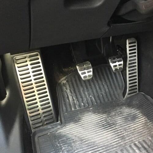 Car Foot Pedal, Fuel Gas Pedal, Brake Pedal, Trim for Audi Q3 2013-2018 LHD, Car Styling Accessories