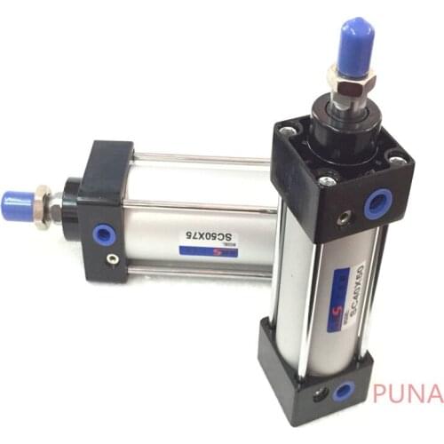 125mm Bore 200mm Stroke 125*200 Standard 1/2" bsp Pneumatic Air Cylinder SC 125*200 Single Rod Cylinders 125-200