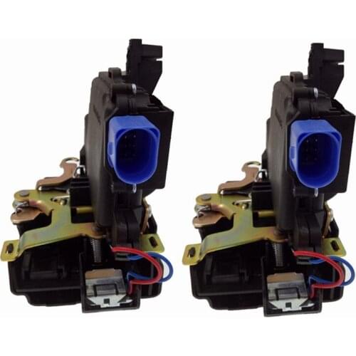 2PCS/Set REAR RIGHT SIDE DOOR LOCK ACTUATOR CENTRAL MECHANISM 3B4839016AG FOR VW POLO 9N FOR VW T5 TRANSPORTER CARAVELLE MULTIVA