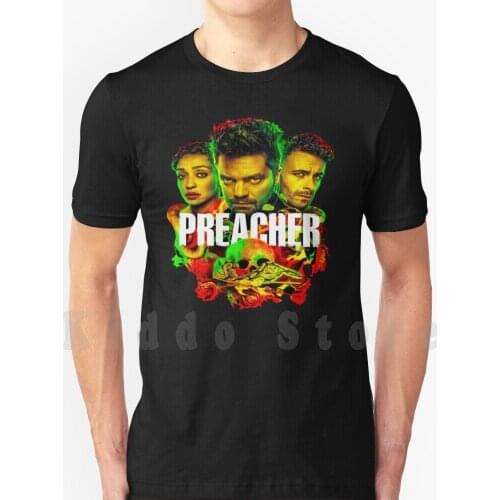 Preacher In The Bayou T Shirt Print For Men Cotton New Cool Tee Preacher Tv Show Jesse Cassidy Tulip Bayou Voodoo
