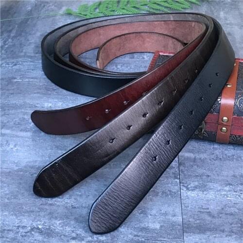 Super Thick TOP Quality Luxury Leather Belt Men Without Belt Buckle Men Belt Male Jeans Strap Ceinture Homme Riem 105-125CM SP01