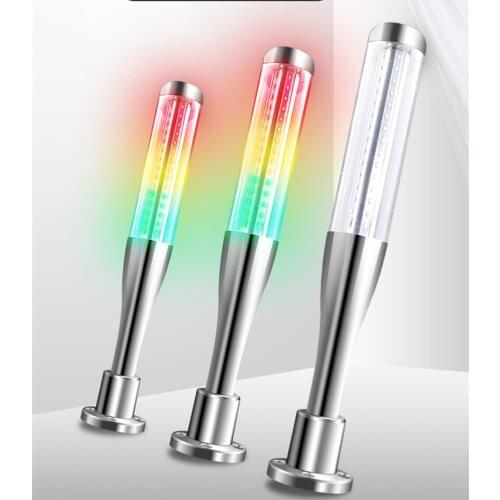 LED machine tool three-color light baseball light warning light safety indicator sound and light alarm 24V fault alarm flash