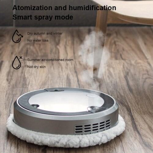 Smart Floor Vacuum Cleaner UV Disinfection Smart Sweeping Robot Intelligent Spray Humidification Vacuum Cleaner Household