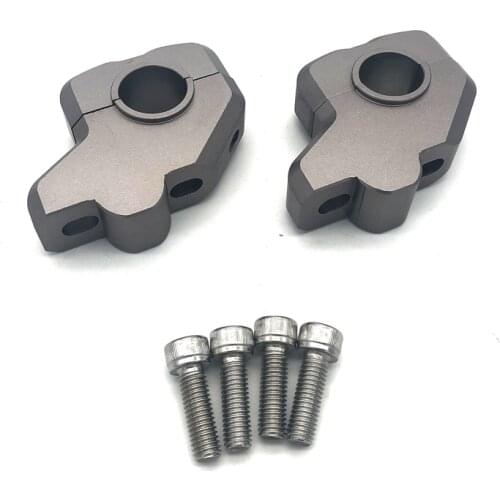 Universal Motorcycle Handlebar Riser 22mm Aluminum Handle bar Risers Clamp for Motorbike Accessories Motor Parts