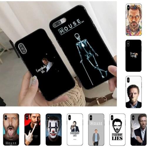 YNDFCNB Dr House Hugh Laurie Pills Phone Case For iPhone 11 8 7 6 6S Plus X XS MAX 5 5S se 2020 11 12pro max iphone xr case