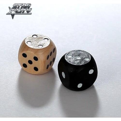 1SET Wooden Rosewood Dice 6-sided Digital-Game for Board Game Accessories