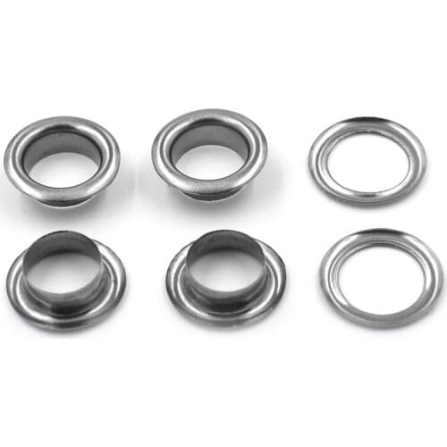 100 pieces/lot) 8mm eyelets..An inner diameter . Gas buttons. Metal pores.Wearing rope hole. Hollow rivets. Shoebox pores