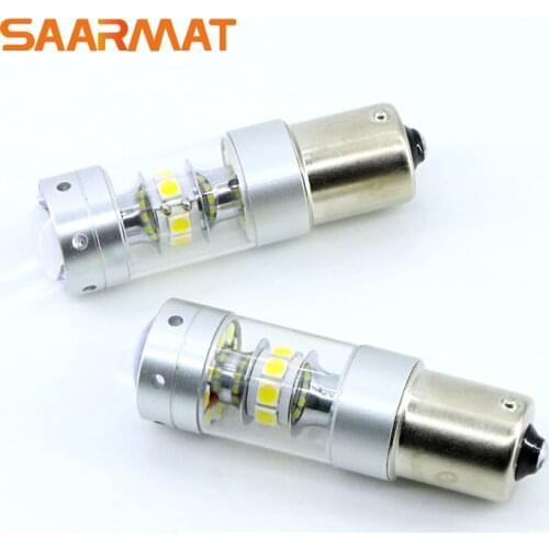 2x Error Free Super Bright 6000K White LED Bulbs For Backup Reverse Light 1156 For Volvo xc90 xc60 v70 s80 s40 v60 c30 v50
