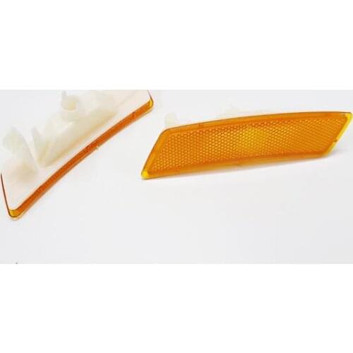 2PCS Amber Lens Front Side Marker Light Fender Bumper Reflector For VW Beetle 2012-2019