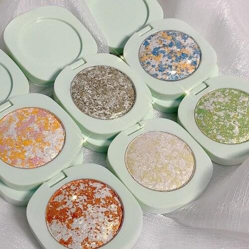 3 In 1 Highlight Eyeshadow Blush Easy To Color Glitter Shimmer Eye Shadow Multifunctional Waterproof Long Lasting Facial Makeup